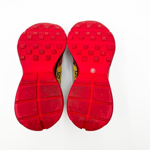 Gucci GG Canvas Rhyton Sneakers Trainers Multicolor EU 39 US 9 Chunky Sole - Picture 10 of 12